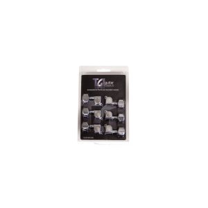 TGI TG416C 6-In-Line Electric Guitar Machineheads in Chrome