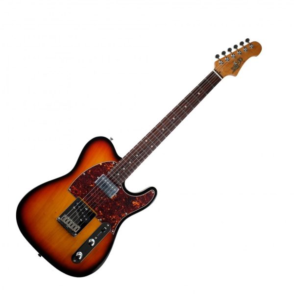 JET JT350SBR Single-Cut SH Electric Guitar in Sunburst