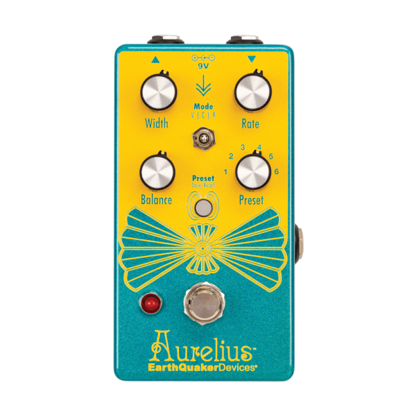 EarthQuaker Devices Aurelius Tri-Voice Chorus/Vibrato/Rotary Guitar Effects Pedal