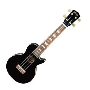 Mahalo ULP1BK Soprano Les Paul Style Ukulele in Black