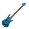 Spector NS Dimension 5 Bass Guitar in Black Blue Gloss