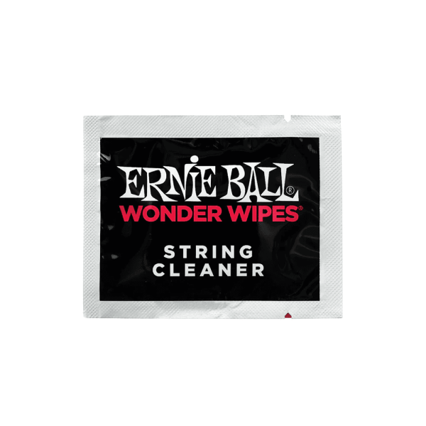 Ernie Ball Wonder Wipe Single Disposable Guitar String Cleaning Wipe