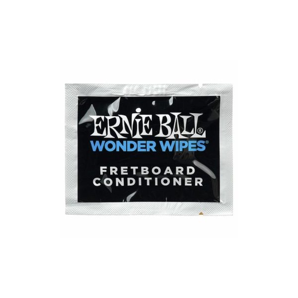 Ernie Ball Wonder Wipe Single Disposable Guitar Fretboard Conditioner Wipe