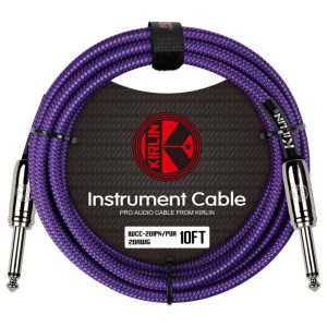 Kirlin Fabric Series 10 Foot Instrument Cable