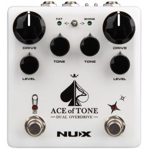 NUX NDO-5 Ace of Tone Dual Stacked Overdrive Guitar Effects Pedal