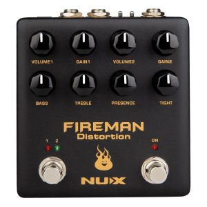 NUX NDS-5 Fireman Dual Distortion Guitar Effects Pedal