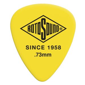 Rotosound Tortex Yellow 0.73mm Guitar Picks (10 Pieces)