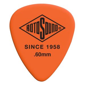 Rotosound Tortex Orange 0.60mm Guitar Picks (10 Pieces)