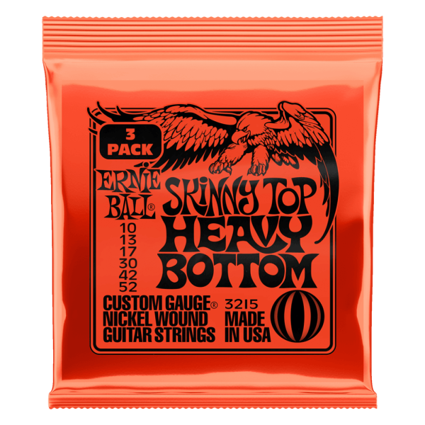 Ernie Ball Skinny Top Heavy Bottom 10-52 (3 Pack)