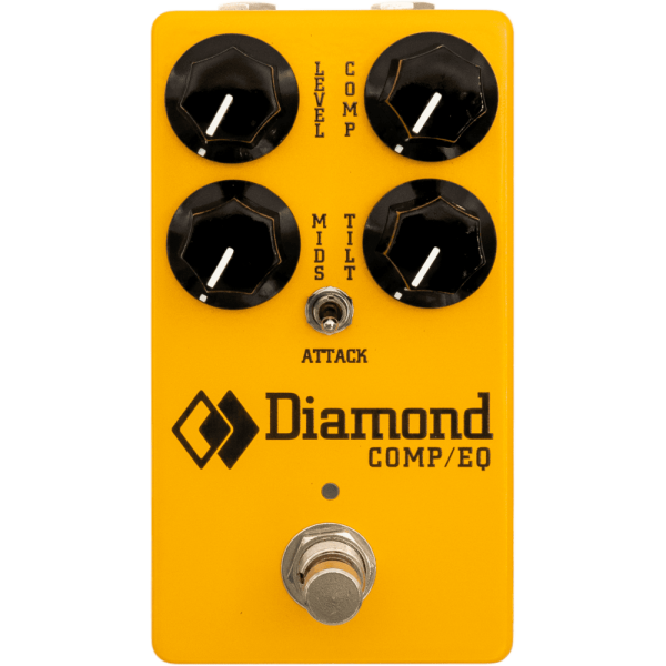 Diamond Comp/EQ Optical Compressor and Tilt EQ Guitar Effects Pedal