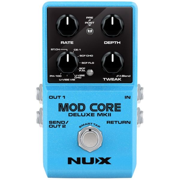 NUX Mod Core Deluxe MKII Multi-Modulation Guitar Effects Pedal