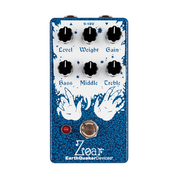 EarthQuaker Devices Zoar Dynamic Audio Grinder Distortion Guitar Effects Pedal