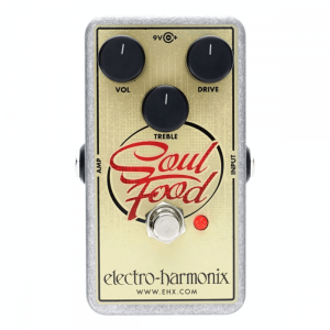 Electro Harmonix Soul Food Transparent Overdrive Guitar Effects Pedal (Ex-Display)