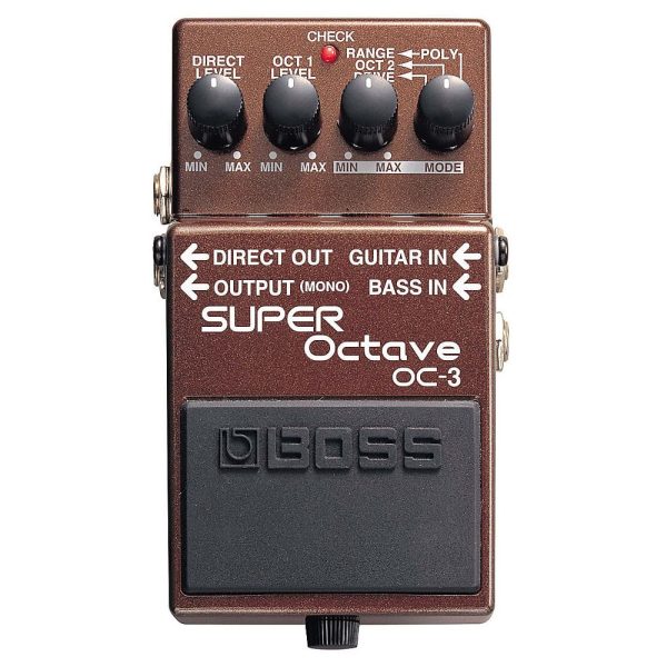 Boss OC-3 Polyphonic Super Octave Guitar Effects Pedal (Ex-Display)