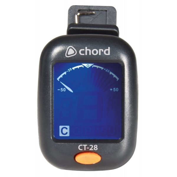 Chord CT-28 Compact Clip-On Tuner for Guitar