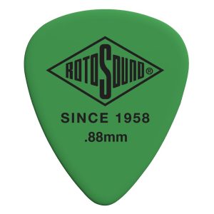 Rotosound Tortex Green 0.88mm Guitar Picks (10 Pieces)