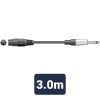 XLR Female to 6.3mm Mono Jack