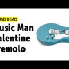 Sterling by Music Man JV60T Valentine Tremolo Electric Guitar, Toluca Lake Blue