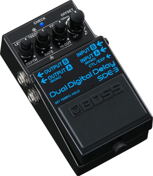 Boss SDE-3 Dual Digital Delay Guitar Effects Pedal