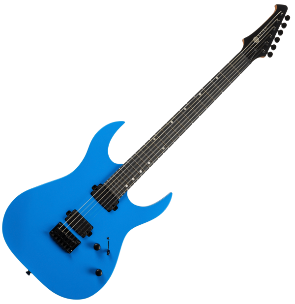 Spira S-400 Double-Cut HH Electric Guitar, Matte Blue