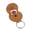 Rotosound Keyring and Guitar Pick Holder, Brown Leather