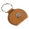 Rotosound Keyring and Guitar Pick Holder, Brown Leather
