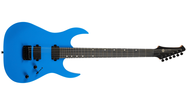 Spira S-400 Double-Cut HH Electric Guitar, Matte Blue