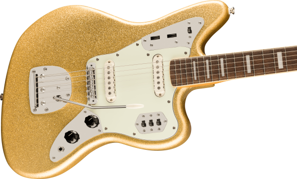 Squier Limited Edition Classic Vibe '70s Jaguar, Laurel Fingerboard, Gold Sparkle