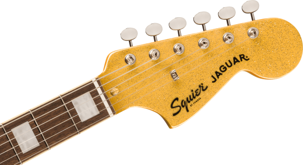 Squier Limited Edition Classic Vibe '70s Jaguar, Laurel Fingerboard, Gold Sparkle