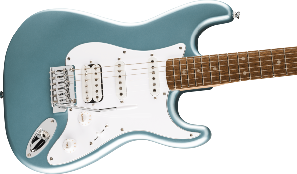 Squier Affinity Series Stratocaster Junior HSS, Laurel Fingerboard, Ice Blue Metallic