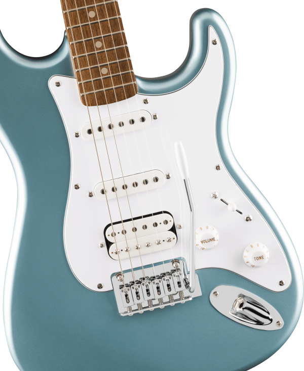 Squier Affinity Series Stratocaster Junior HSS, Laurel Fingerboard, Ice Blue Metallic