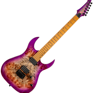 Spira S-450 Double-Cut HH Electric Guitar, Trans Purple