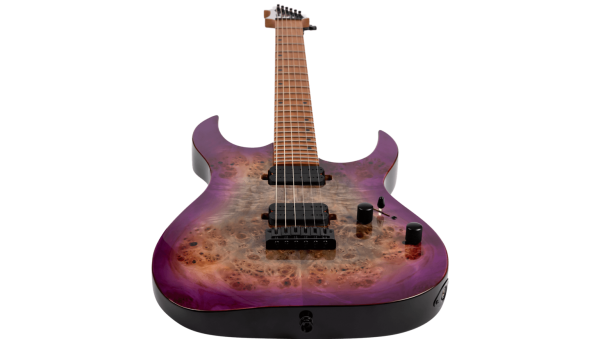 Spira S-450 Double-Cut HH Electric Guitar, Trans Purple