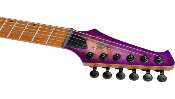 Spira S-450 Double-Cut HH Electric Guitar, Trans Purple