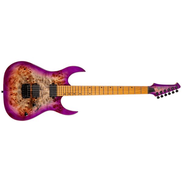 Spira S-450 Double-Cut HH Electric Guitar, Trans Purple