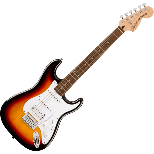 Squier Affinity Series Stratocaster Junior HSS, Laurel Fingerboard, 3-Colour Sunburst