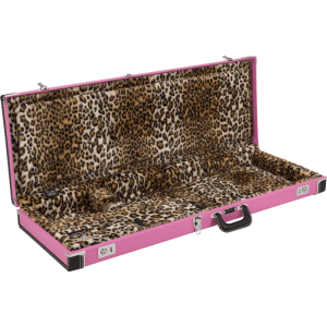 Fender Joe Strummer Signature Strat/Tele Guitar Case, Pink Leopard
