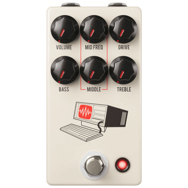 JHS Hard Drive Overdrive Guitar Effects Pedal, Tan