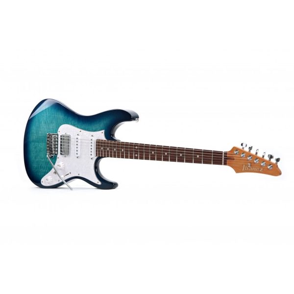 Ibanez AZ22S1F-TXB AZ Standard Series HSS, Transparent Turquoise Burst