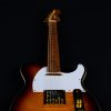 JET JT600BSG Single-Cut Electric Guitar, Gold Hardware, Tobacco Burst