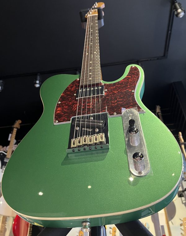 JET JT350SGRH Single-Cut Electric Guitar, Dark Green