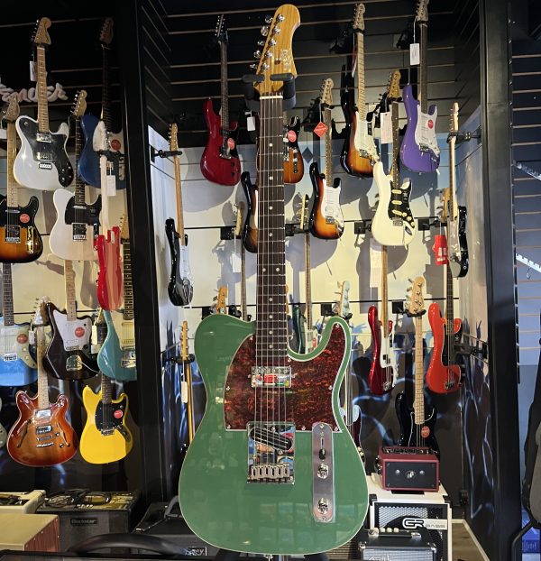 JET JT350SGRH Single-Cut Electric Guitar, Dark Green