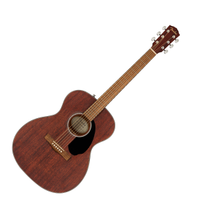 Fender CC-60S All-Mahogany Solid Top Concert Acoustic Guitar, Natural