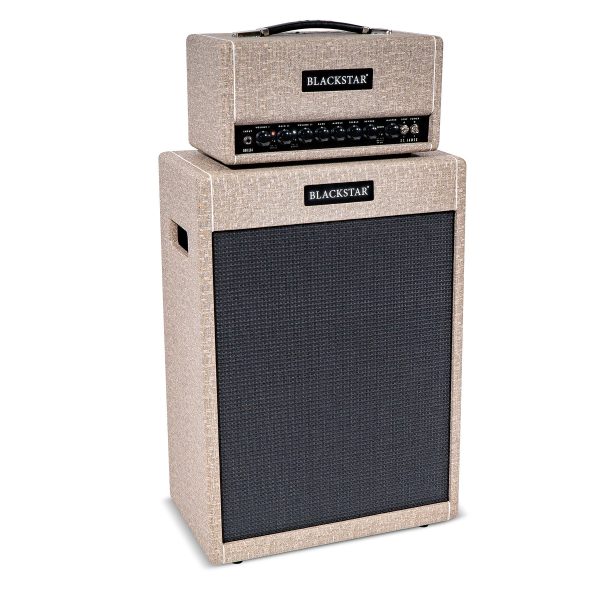 Blackstar St. James 50 EL34 Valve Guitar Amplifier Head & 2x12 Cabinet, Fawn