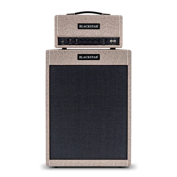 Blackstar St. James 50 EL34 Valve Guitar Amplifier Head & 2x12 Cabinet, Fawn