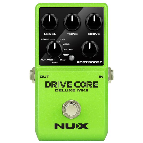 NUX Drive Core Deluxe MKII Overdrive Guitar Effects Pedal