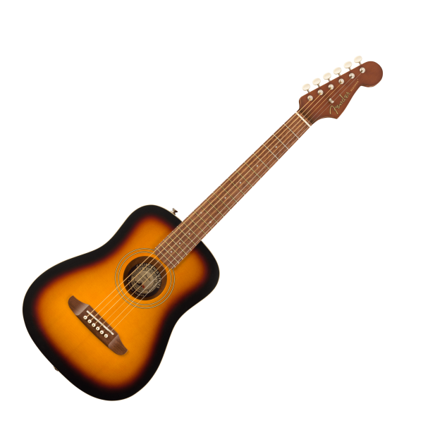 Fender Redondo Mini Acoustic Guitar, Sunburst