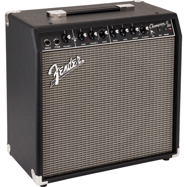 Fender Champion II 50 Combo Electric Guitar Amplifier, 50-Watts