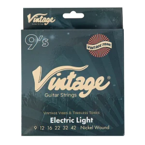 Vintage VSE0942 Nickel-Plated Steel Electric Guitar Strings, 9-42