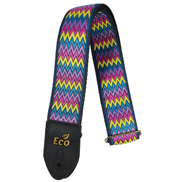 Ecostrap Ecofiesta Vegan 2" Guitar Strap, Blue